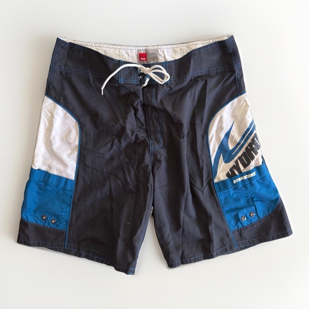 Mossimo Mens Board Shorts Swim Trunks Size 36 Polyester Floral Pattern